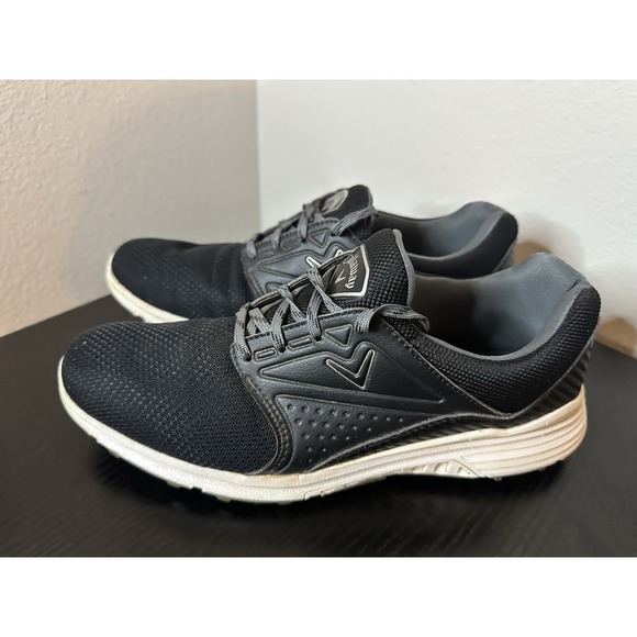 Callaway Imperial CG123BK Golf Shoes Mens 8.5 D Fabric Mesh Black/Gray - Picture 5 of 8